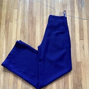 Luxe Six / Fifty Ladies Size Small Navy Blue Casual Pants,Polyester Blend,MINT